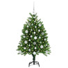 Árbol de Navidad con 150 LED con soporte Verde 120 cm PE 3