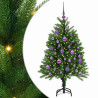 Árbol de Navidad con 150 LED con soporte Verde 120 cm PE 2