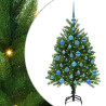 Árbol de Navidad con 150 LED con soporte Verde 120 cm PE 2