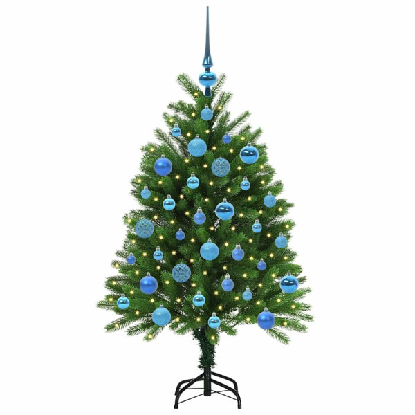 Árbol de Navidad con 150 LED con soporte Verde 120 cm PE M 3