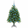Árbol de Navidad con 150 LED con soporte Verde 120 cm PE 3