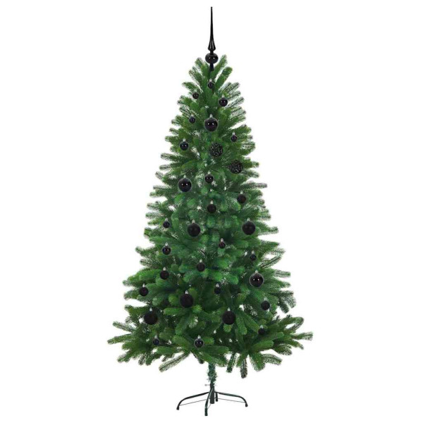 Árbol de Navidad con 150 LED con soporte Verde 150 cm PE M 4