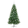 Árbol de Navidad con 150 LED con soporte Verde 150 cm PE 3