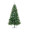 Árbol de Navidad con 150 LED con soporte Verde 150 cm PE 4