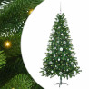 Árbol de Navidad con 150 LED con soporte Verde 150 cm PE 2