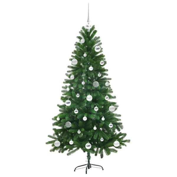 Árbol de Navidad con 150 LED con soporte Verde 150 cm PE M 4