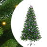 Árbol de Navidad con 150 LED con soporte Verde 150 cm PE 2