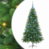 Árbol de Navidad con 150 LED con soporte Verde 150 cm PE 2