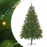 Árbol de Navidad con 300 LED con soporte Verde 180 cm PE 2