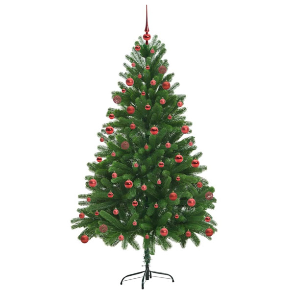 Árbol de Navidad con 300 LED con soporte Verde 180 cm PE M 4