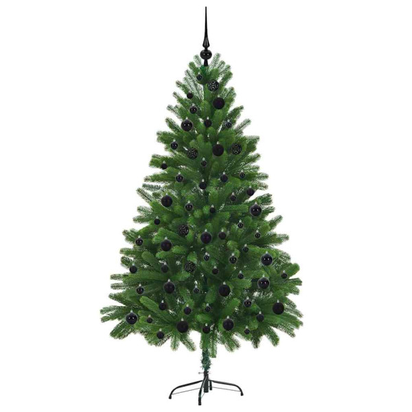 Árbol de Navidad con 300 LED con soporte Verde 180 cm PE M 4