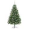 Árbol de Navidad con 300 LED con soporte Verde 180 cm PE 4