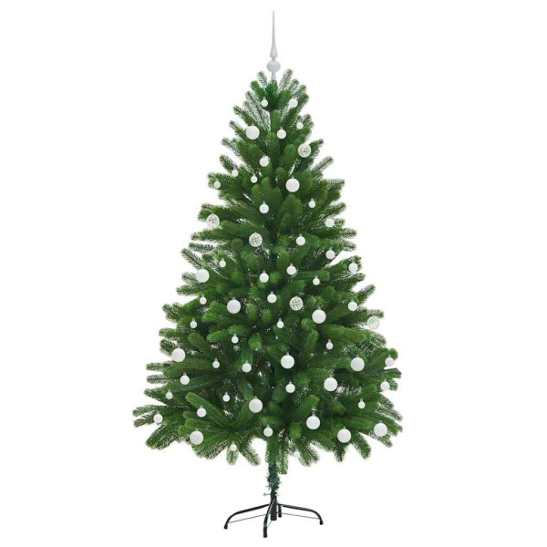 Árbol de Navidad con 300 LED con soporte Verde 180 cm PE M 4