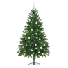 Árbol de Navidad con 300 LED con soporte Verde 180 cm PE 4