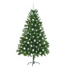 Árbol de Navidad con 300 LED con soporte Verde 180 cm PE 4