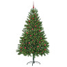 Árbol de Navidad con 300 LED con soporte Verde 210 cm PE 3