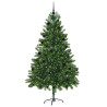 Árbol de Navidad con 300 LED con soporte Verde 210 cm PE 3