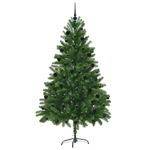 Árbol de Navidad con 300 LED con soporte Verde 210 cm PE M 4
