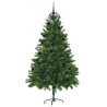 Árbol de Navidad con 300 LED con soporte Verde 210 cm PE 4