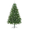 Árbol de Navidad con 300 LED con soporte Verde 210 cm PE 3