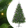 Árbol de Navidad con 300 LED con soporte Verde 210 cm PE 2