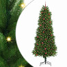Árbol de Navidad con 300 LED con soporte Verde 240 cm PE 2