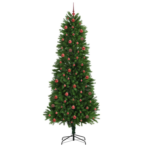 Árbol de Navidad con 300 LED con soporte Verde 240 cm PE M 4