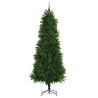 Árbol de Navidad con 300 LED con soporte Verde 240 cm PE 4