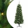 Árbol de Navidad con 300 LED con soporte Verde 240 cm PE 2