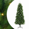 Árbol de Navidad con 300 LED con soporte Verde 240 cm PE 2