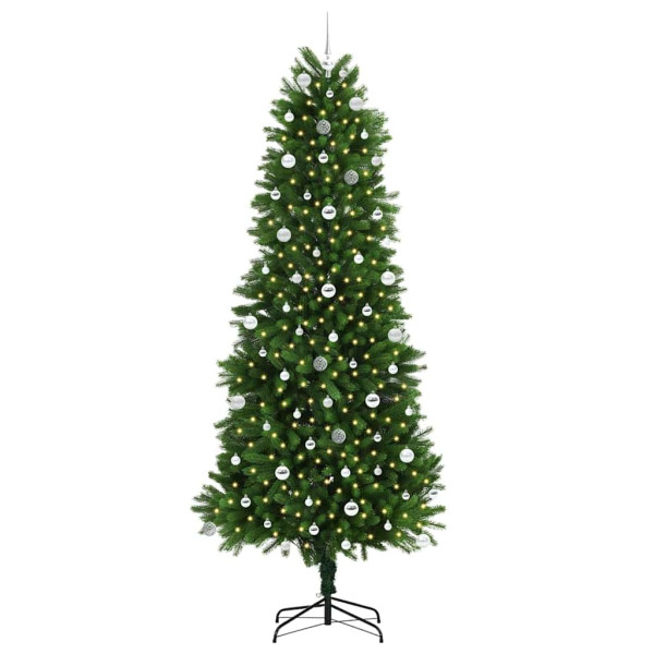 Árbol de Navidad con 300 LED con soporte Verde 240 cm PE M 3
