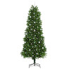 Árbol de Navidad con 300 LED con soporte Verde 240 cm PE 3
