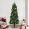 Árbol de Navidad con 300 LED con soporte Verde 240 cm PE 1