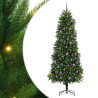 Árbol de Navidad con 300 LED con soporte Verde 240 cm PE 2
