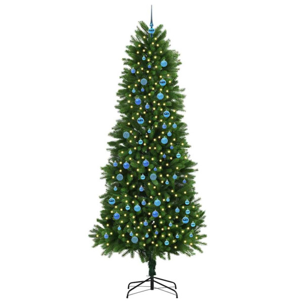 Árbol de Navidad con 300 LED con soporte Verde 240 cm PE M 2