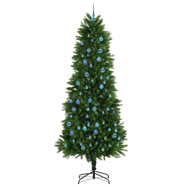 Árbol de Navidad con 300 LED con soporte Verde 240 cm PE M 3