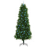 Árbol de Navidad con 300 LED con soporte Verde 240 cm PE 3