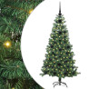 Árbol de Navidad con 150 LED con soporte Verde 120 cm PVC 2