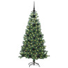 Árbol de Navidad con 150 LED con soporte Verde 120 cm PVC 3