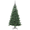 Árbol de Navidad con 150 LED con soporte Verde 120 cm PVC 4