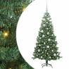 Árbol de Navidad con 150 LED con soporte Verde 120 cm PVC 2