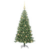 Árbol de Navidad con 150 LED con soporte Verde 120 cm PVC 3