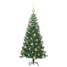Árbol de Navidad con 150 LED con soporte Verde 120 cm PVC 4