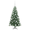Árbol de Navidad con 150 LED con soporte Verde 120 cm PVC 4