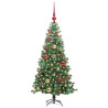 Árbol de Navidad con 150 LED con soporte Verde 120 cm PVC 3