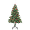 Árbol de Navidad con 150 LED con soporte Verde 150 cm PVC 3