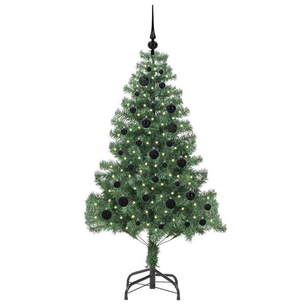 Árbol de Navidad con 150 LED con soporte Verde 150 cm PVC M 3