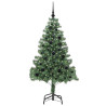 Árbol de Navidad con 150 LED con soporte Verde 150 cm PVC 3