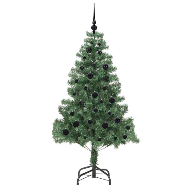 Árbol de Navidad con 150 LED con soporte Verde 150 cm PVC M 4