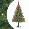 Árbol de Navidad con 300 LED con soporte Verde 180 cm PVC 2